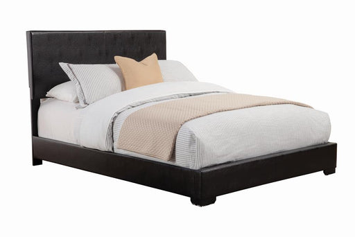 Conner Casual Black Upholstered California King Bed image