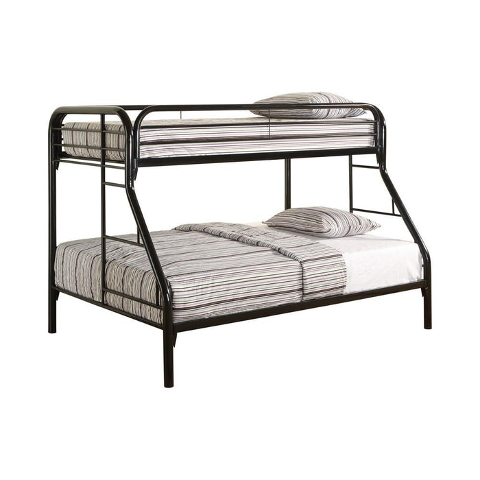 Morgan  Twin over Full Black Bunk Bed