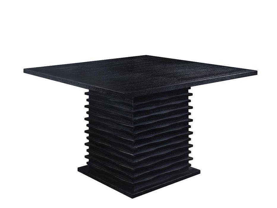 Stanton Contemporary Black Counter Height Table