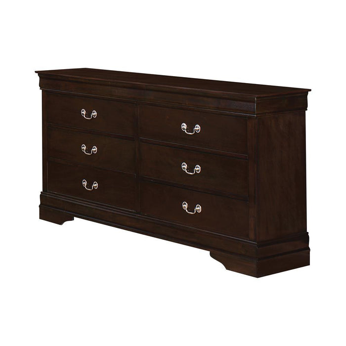 Louis Philippe Six Drawer Dresser