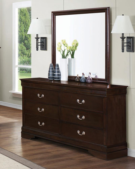 Louis Philippe Six Drawer Dresser