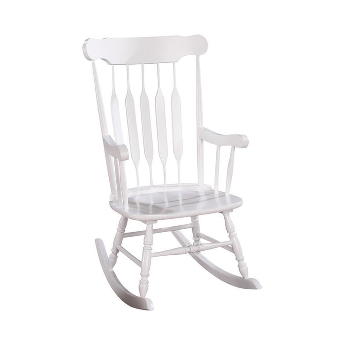 Traditional White Rocking Chair