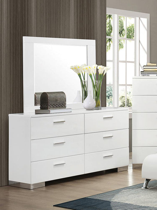 Felicity Contemporary Six Drawer Dresser