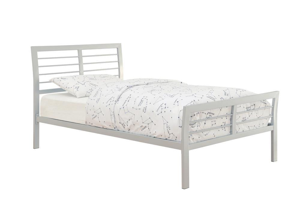 Cooper Contemporary Silver Metal Twin Bed