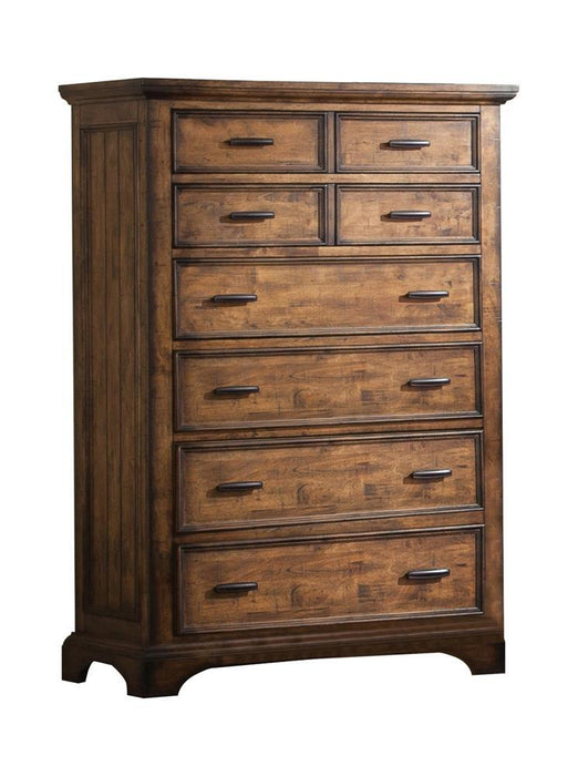 Elk Grove Rustic Eight Drawer Chest