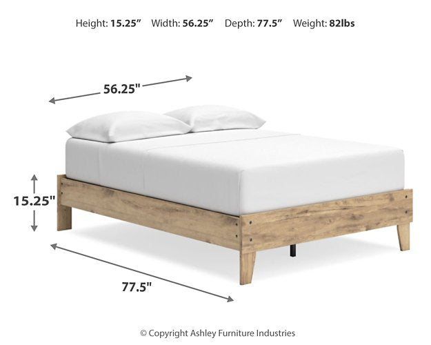 Larstin Bed and Mattress Set