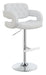 G102557 Contemporary White and Chrome Bar Stool image