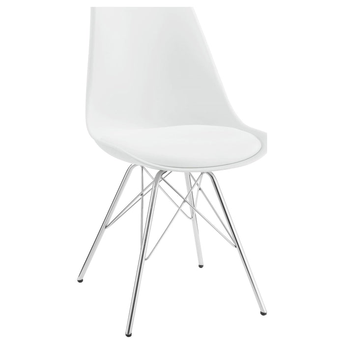 Lowry Contemporary White Dining Chair image