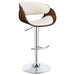 Modern Ecru Adjustable Bar Stool image