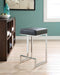G105253 Contemporary Chrome and Black Counter Height Stool image