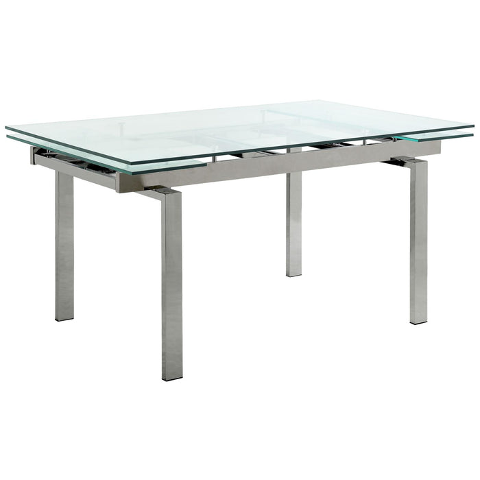 G106281 Contemporary Wexford Chrome Dining Table image