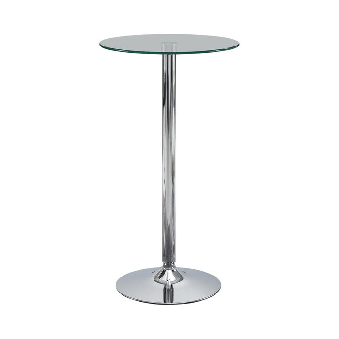 G120341 Contemporary Chrome Bar Table image