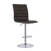 Waffle Adjustable Black and Chrome Bar Stool image