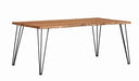 Industrial Natural Acacia Dining Table image