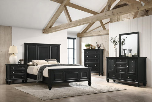 G201321Q S4 Sandy Beach Black Queen Four Piece Bedroom Set image