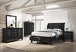 Sandy Beach Black California King Four Piece Bedroom Set image