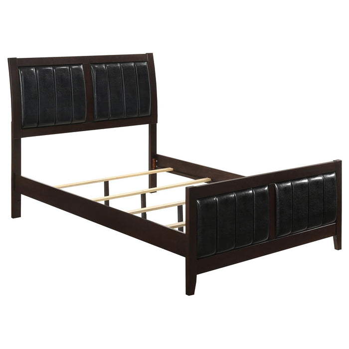 Carlton Transitional Cappuccino Queen Bed image