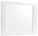 Felicity Glossy White Dresser Mirror image