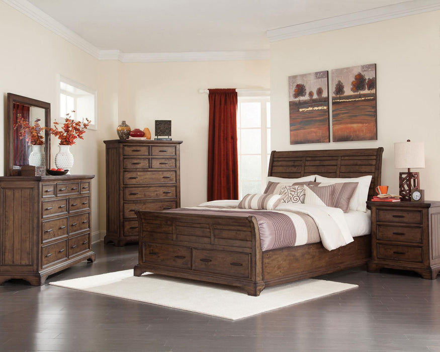 203891KW S5 CA KING 5PC SET (KW.BED,NS,DR,MR,CH) image