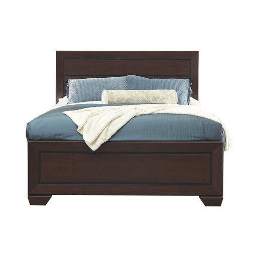 Fenbrook Transitional Dark Cocoa Queen Bed image