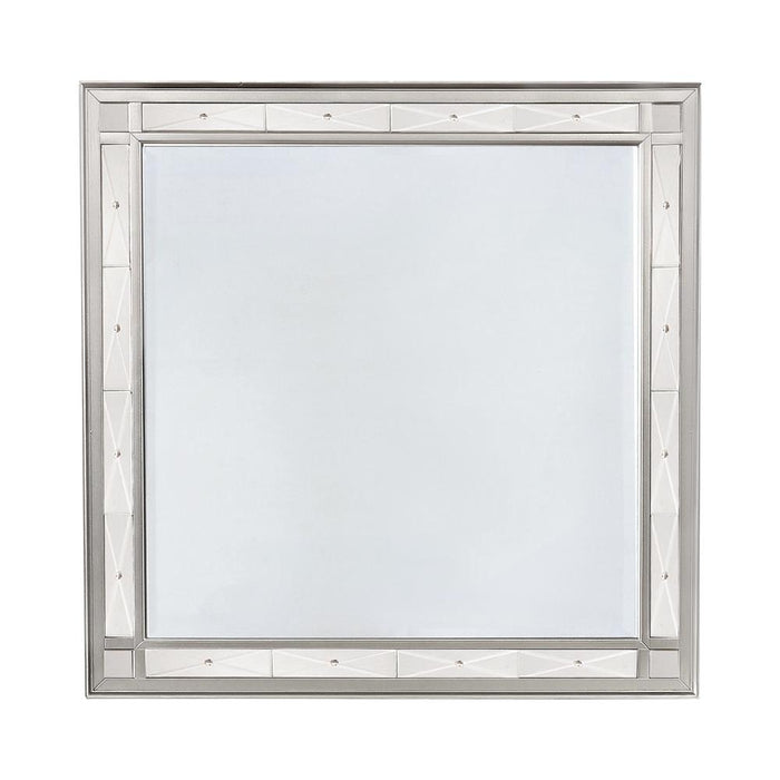 Leighton Contemporary Dresser Mirror With Beveled Edge image