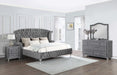 Deanna Bedroom Traditional Metallic Eastern King Four Piece Set image