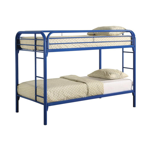 Morgan  Twin over Twin Blue Bunk Bed image