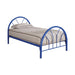 Transitional Blue Twin Bed image