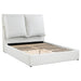 Gwendoline Upholstered Platform Bed with Pillow Headboard White image