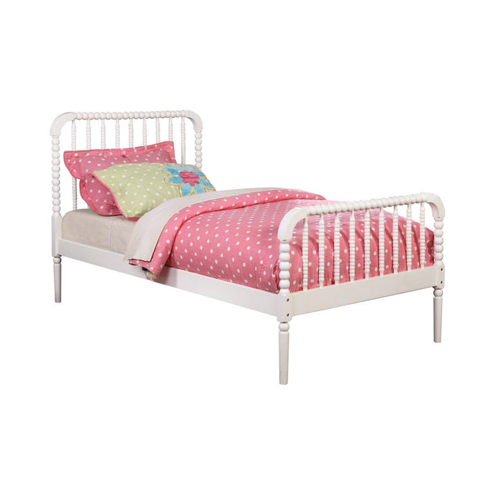 Jones Traditional White Twin Bed image