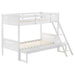 405052WHT TWIN/FULL BUNK BED image
