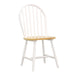 Country Two Tone Natural Wood Dining Chair image