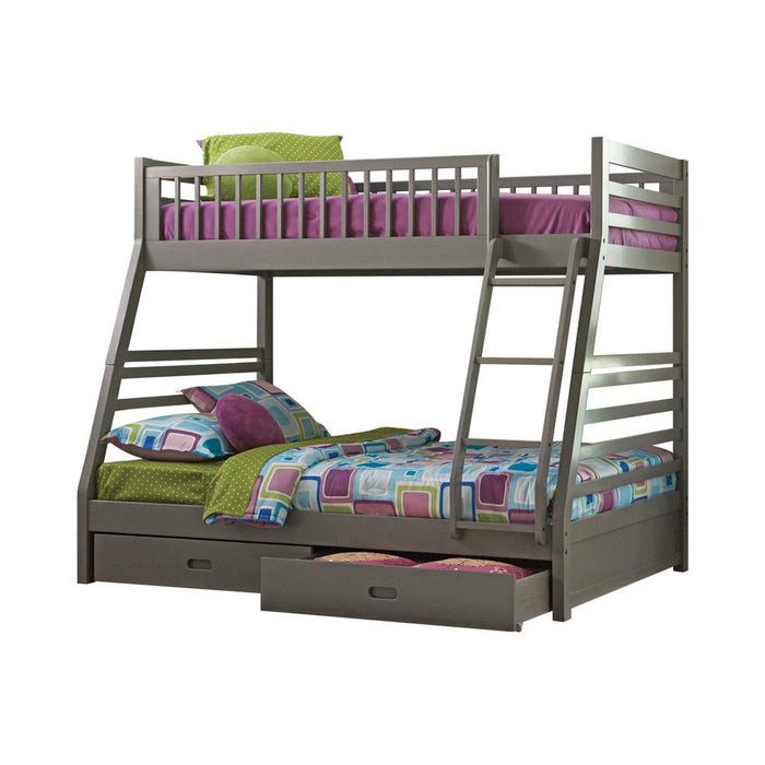 Ashton Grey Twin over Full Bunk Bed image