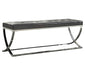 G501156 Contemporary Chrome Bench image