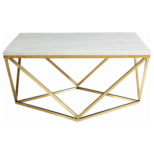 G700846 Modern White Coffee Table image