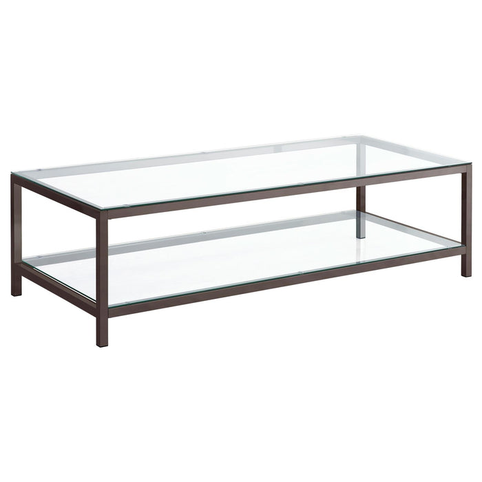 G720228 Contemporary Black Nickel Coffee Table image