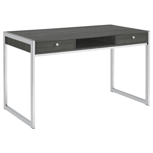 G801221 Contemporary Weathered Grey Writing Desk image