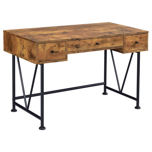 Barritt Industrial Antique Nutmeg Writing Desk image