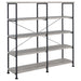 Guthrie Industrial Grey Driftwood Bookcase image