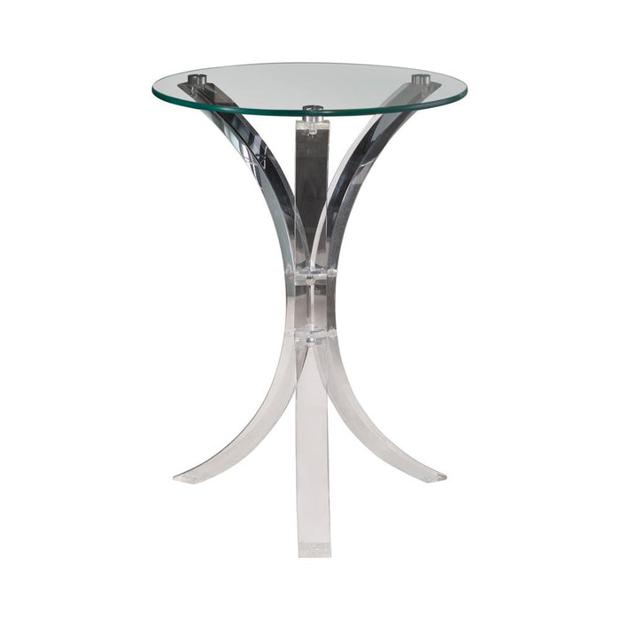 G900490 Contemporary Clear Accent Table image