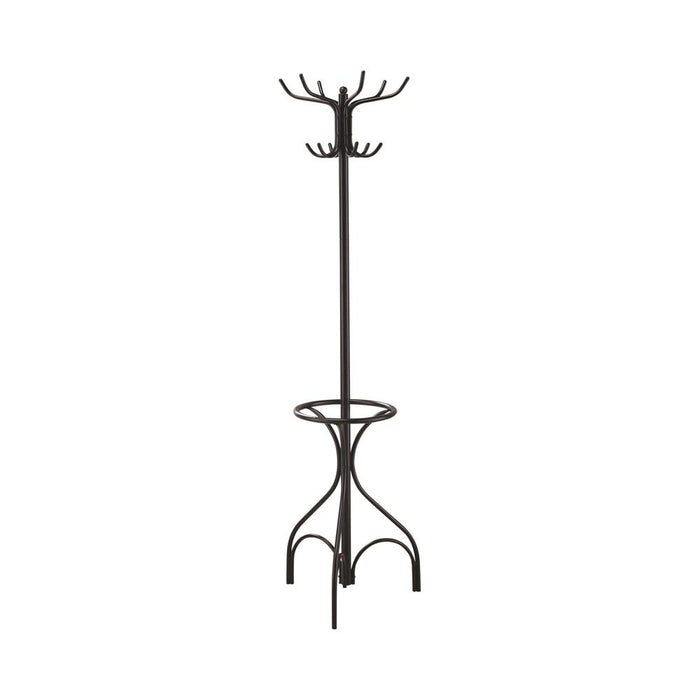 Traditional Black Coat Rack image