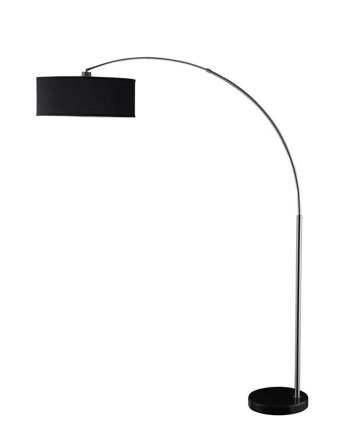 G901486 Contemporary Black and Chrome Floor Lamp image