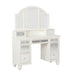 Transitional Beige and White Vanity Set image