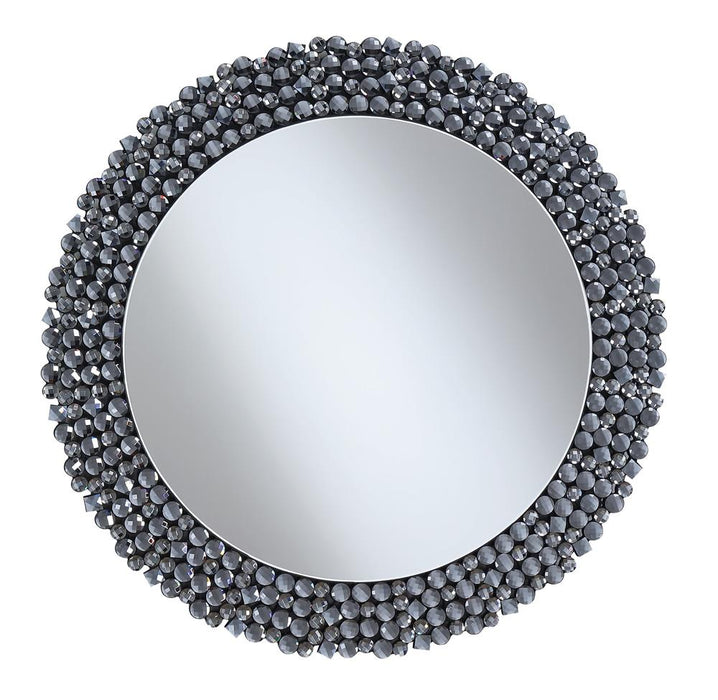 G960077 Contemporary Silver Wall Mirror image